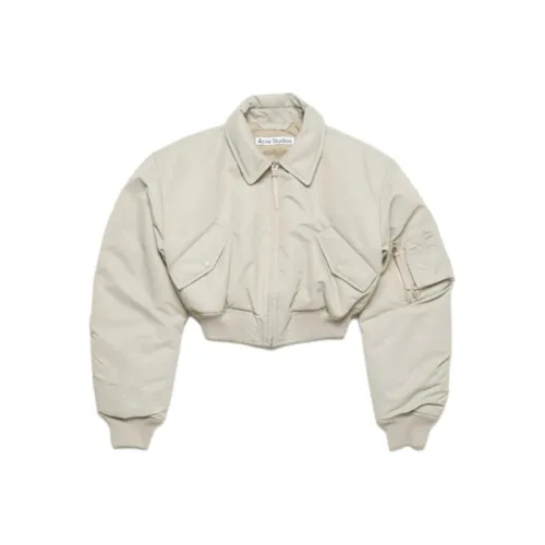 Acne Studios FW24 Куртки и Пальто Женские Пыльно-Серый