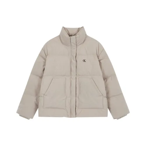 CALVIN KLEIN Пуховик Женский Коричневый