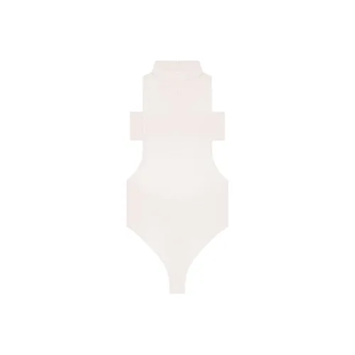 COURREGES SS25 MOCKNECK JERSEY Комбинезон Женская Естественный Бежевый Естественный Бежевый