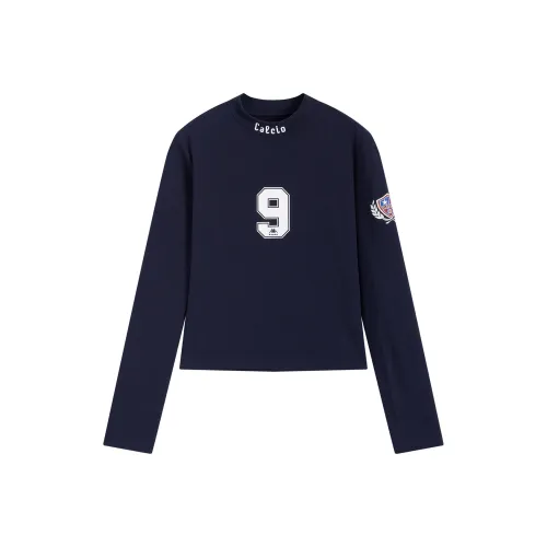 KAPPA 1916 Series T Рубашка Женская Полночный Синий