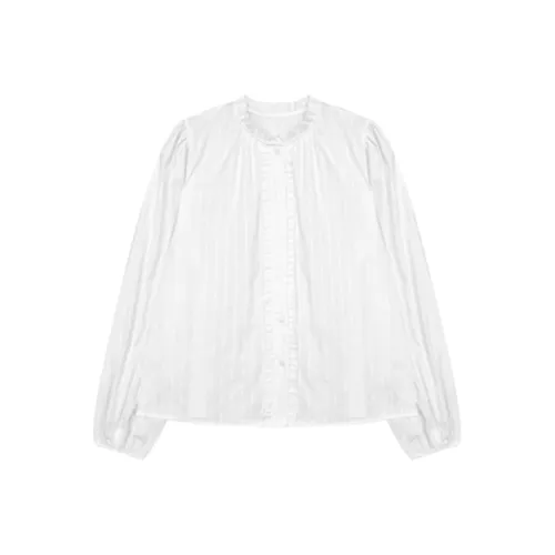 Mu Qingqing Рубашка Женская Белая