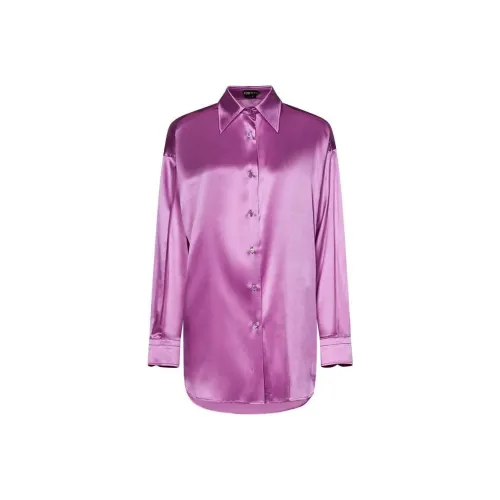 TOM FORD Рубашка Женская Светло-фиолетовая