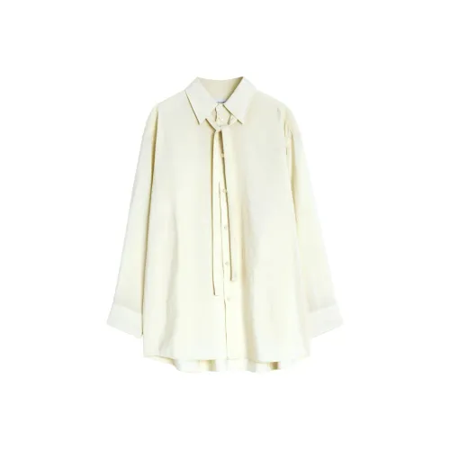 Lemaire Рубашка Весенне-летняя Женская Белая