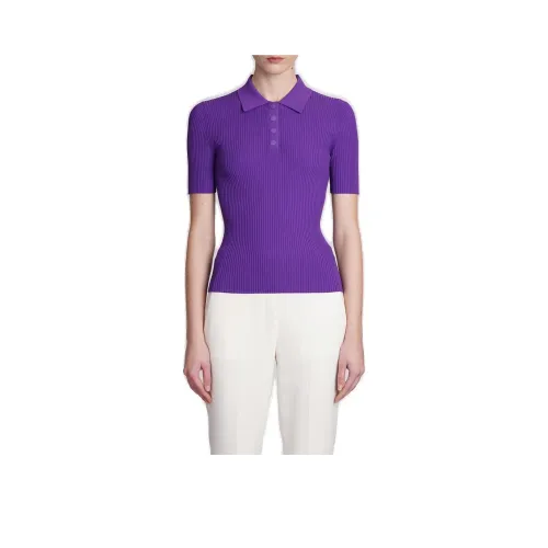 Поло THEORY Женское Фиолетовое