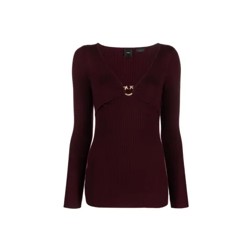 PINKO Трикотаж Женский Бордовый