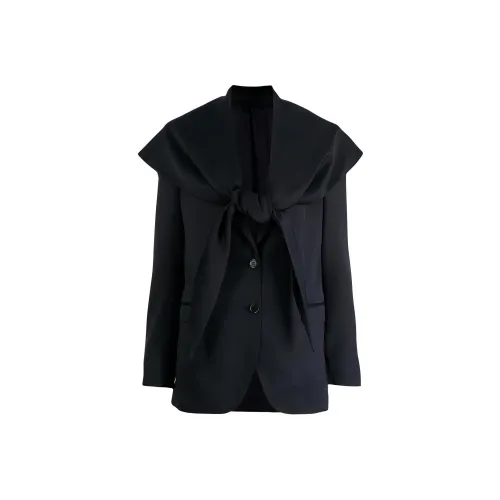 SIMONE ROCHA Темно-синие Женские Куртки