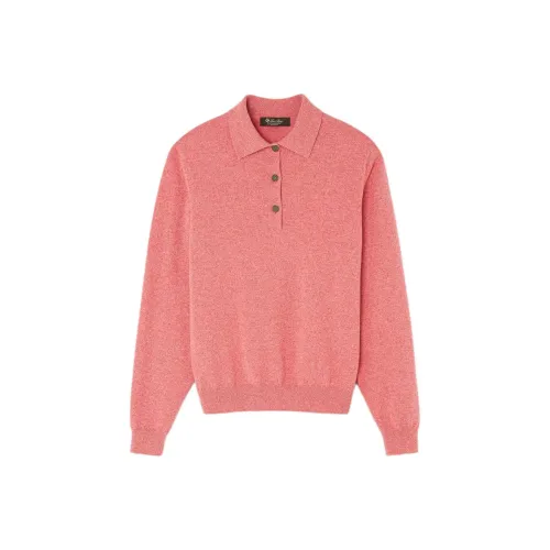 Loro Piana Розовый Смешанный цвет Женские Кашемировые Свитеры