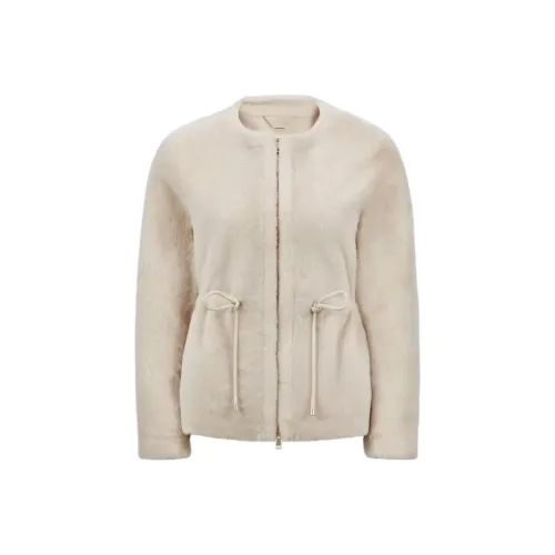 Moncler Куртки и Пальто Женские Светлый Бежевый