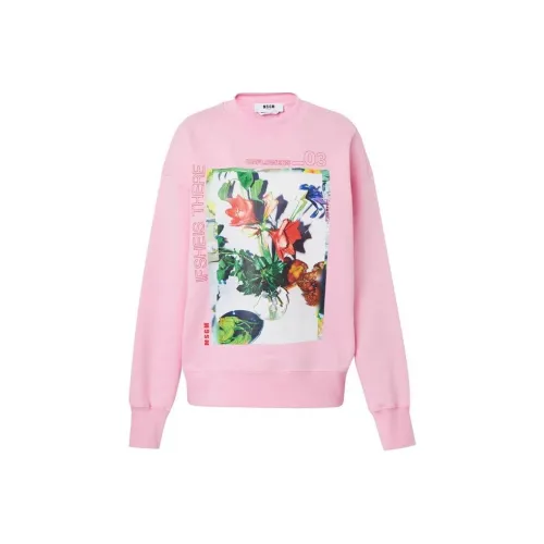 MSGM Розовые Женские Свитшоты