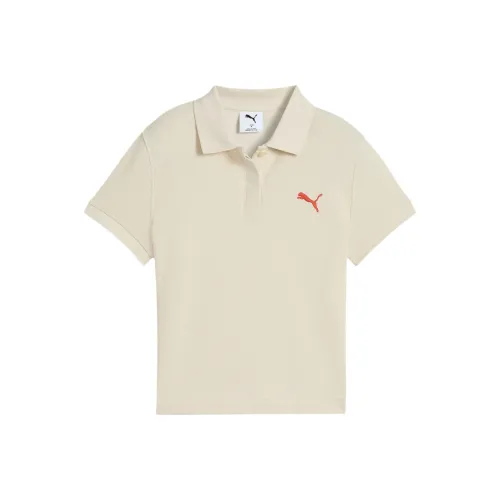 Puma ESS Логотип Snow White Женская Поло