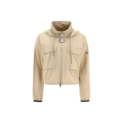 Moncler SS24 Куртки Пальто Женские Нюдовый