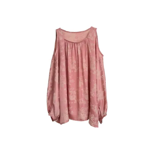 CPAURA Длинный рукав рубашка женский красный