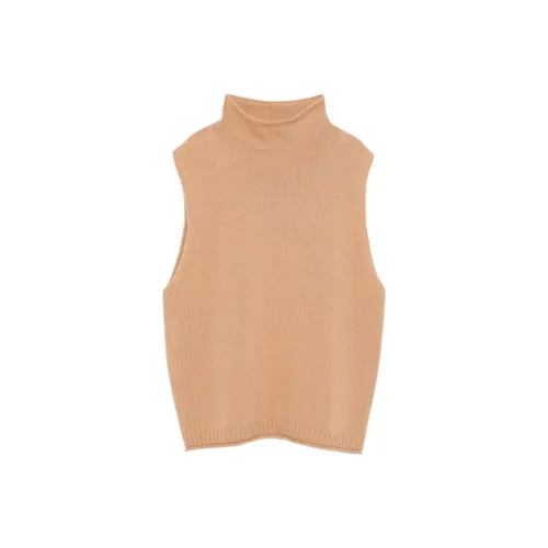 Lisa Yang FW24 Кашемир Свитер Женские Верблюжий Коричневый