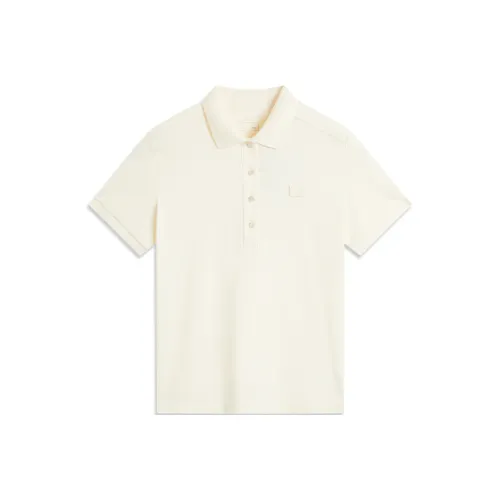 LINING Sports Life Collection Polo Женские Экрю