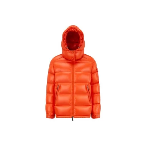 Moncler Mel Series Апельсиновые Женские Пуховики