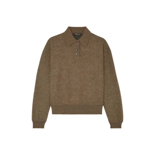 Loro Piana Поло Женские Коричневый