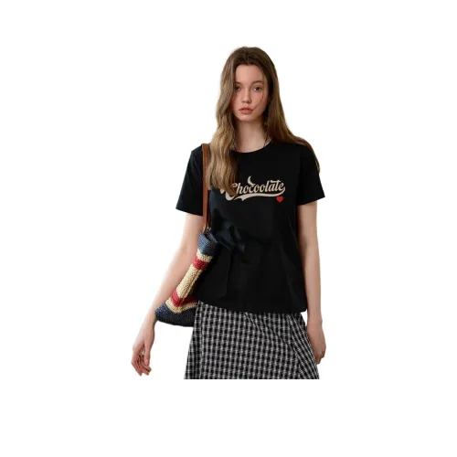 CHOCOOLATE T Рубашка Женская BKX Черный