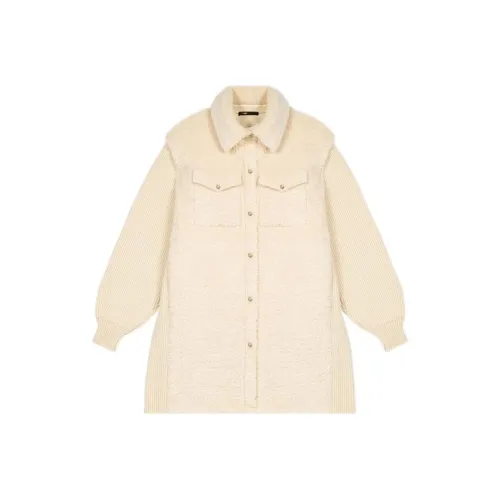 Maje SS23 Куртка Женская Светлый Умбра