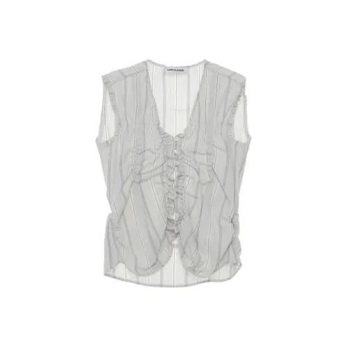 LOW CLASSIC SS25 Рубашка Женская Светло-Синяя