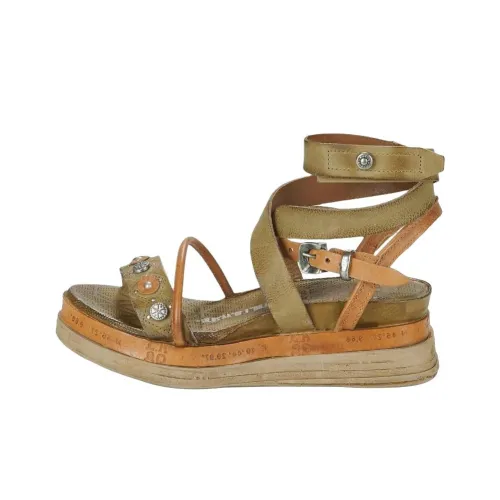 AirStep LAGOS Римские сандалии 5 см Женские Зеленые