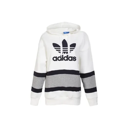 Adidas Originals Trefoil Hoodie Толстовка Женская Белая