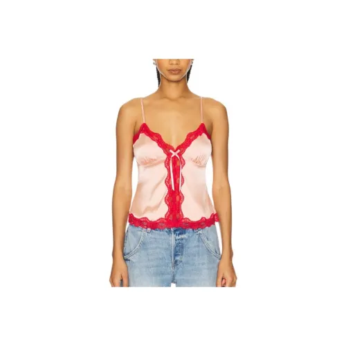 Danielle Guizio Топ на бретелях Женские Apple Powder