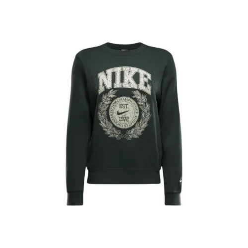 Nike Sportswear Club FW24 Толстовка Женская Винтаж Зеленый