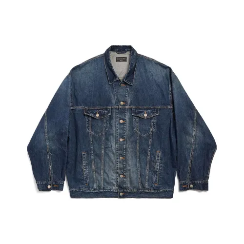 Balenciaga SS25 Куртки и Пальто Женские Синие