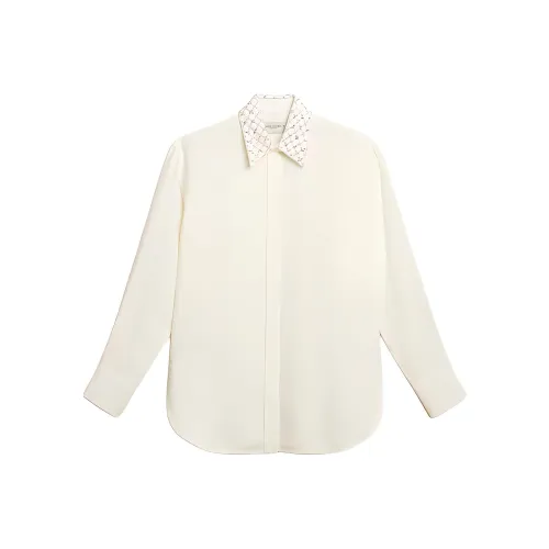 Golden Goose Рубашка Vintage с Жаккардовым дизайном и вышивкой женская винтажный белый