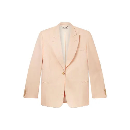 Stella McCartney Однобортный Блейзер Куртки и Пальто Женские Светло-Розовый
