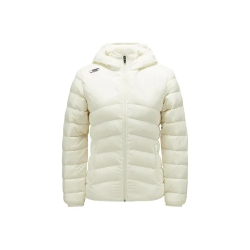Skechers Basic Sports Series Зефирный белый/0074 Женские пуховые куртки