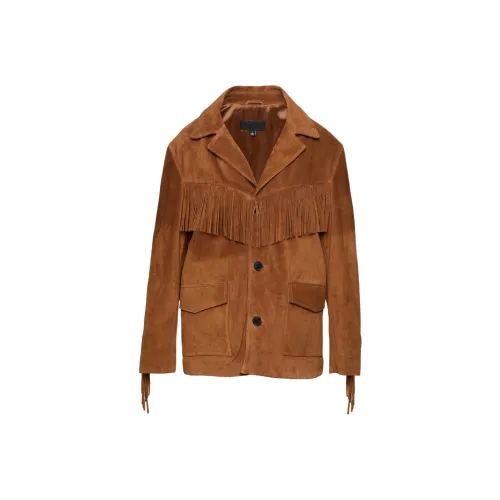 NILI LOTAN Куртки Пальто Женские Коричневый