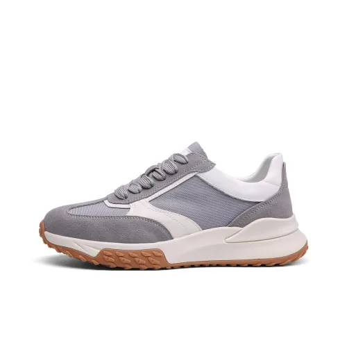 S. T.DUPONT Низкий топ Повседневная обувь Мужская Бежевый Серый