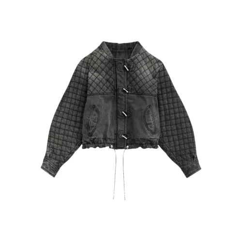 ISABEL MARANT Темно-серые Женские Куртки
