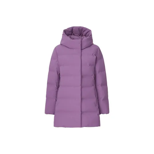 UNIQLO Песчаный фиолетовый женские пуховики