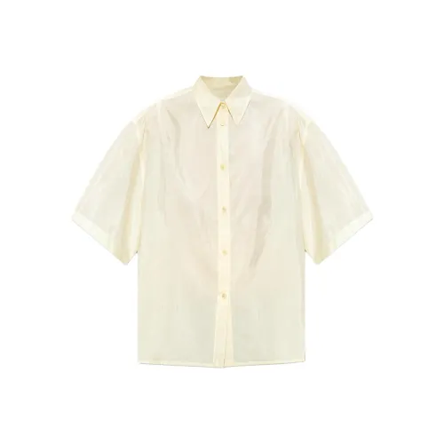 JIL SANDER Рубашка Женская Кремово-Желтая