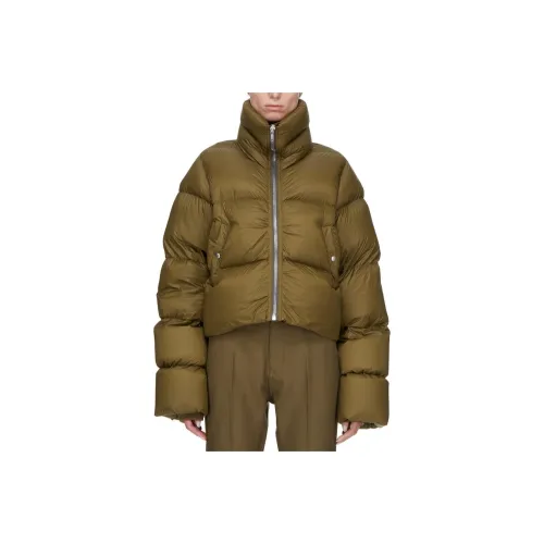 RICK OWENS RO FW24 Пуховик Женские Бобовый