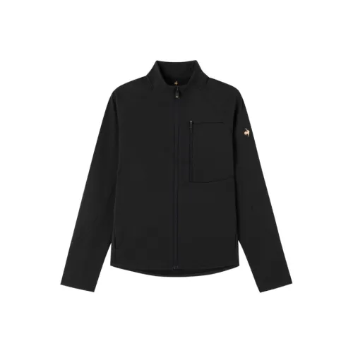 Le Coq Sportif Куртки и Пальто Женские Ослепительный Черный