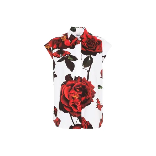Alexander McQueen SS24 Рубашка Женская Многоцветная