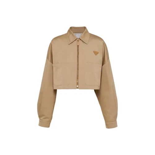 PRADA Куртки и Пальто Женские Хаки