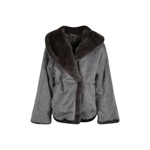 ALBERTA FERRETTI Серый Женские Куртки