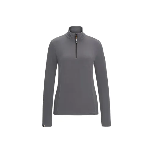 HUGO BOSS Серый Женские Трикотаж