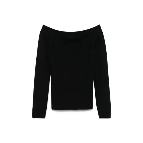 TF SS25 Кашемир Свитер Женские Черный