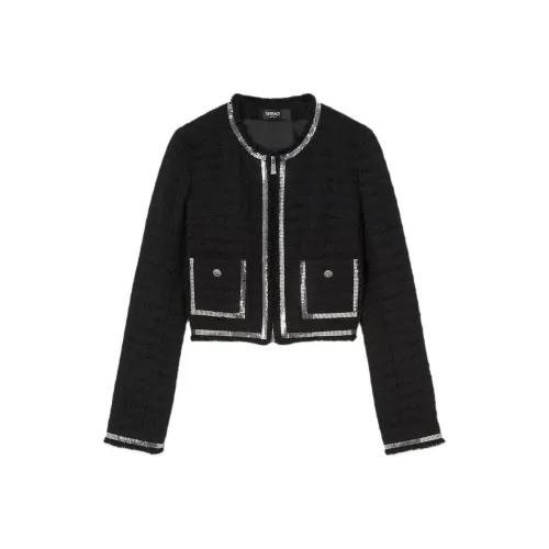 VERSACE FW24 Куртки и Пальто Женские Черные