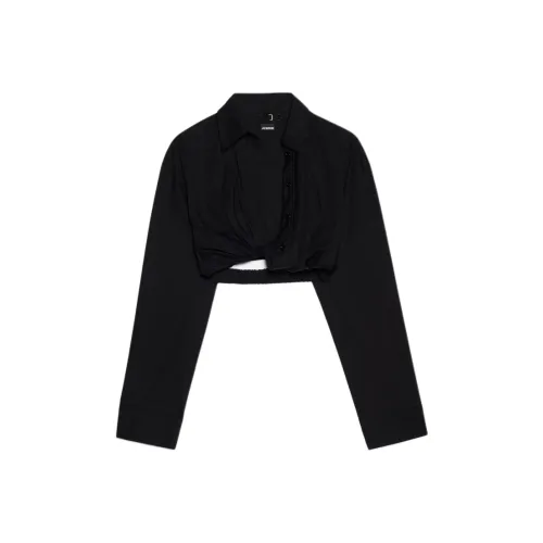 Jacquemus TWISTED Рубашка Женская Черная