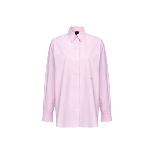 PINKO FW23 Рубашка Женская Светло-Розовая