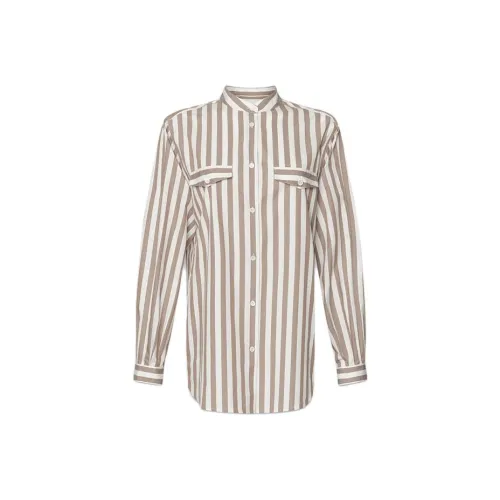 Рамка рубашка женские кофейные полоски