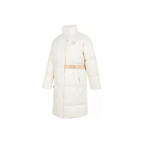 PUMA Экрю Женские Пуховики