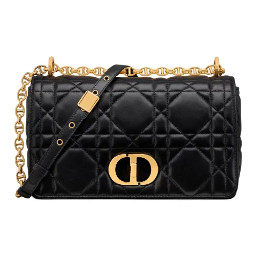 DIOR Caro Sheepskin Сумка через плечо Medium Женская Black