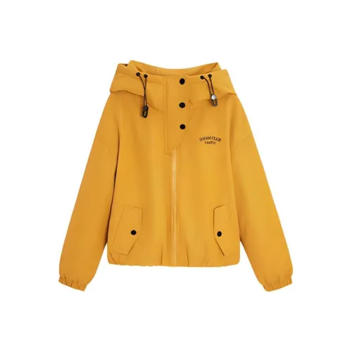 Love To Serve Куртки и Пальто Женские Желтые